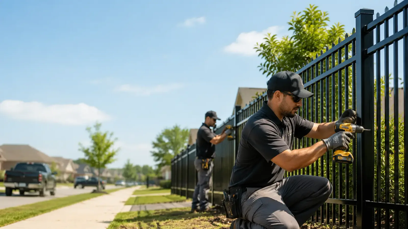 Metal Fence Installation in West Point, TX